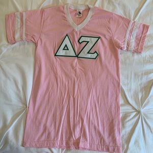Delta Zeta Block Letters T-shirt, Small